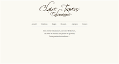 Desktop Screenshot of clairetravers.com